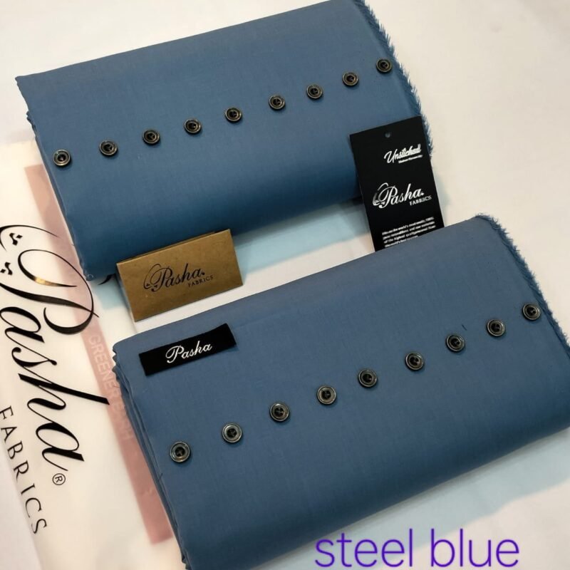 Pasha Fabric Steel-Blue
