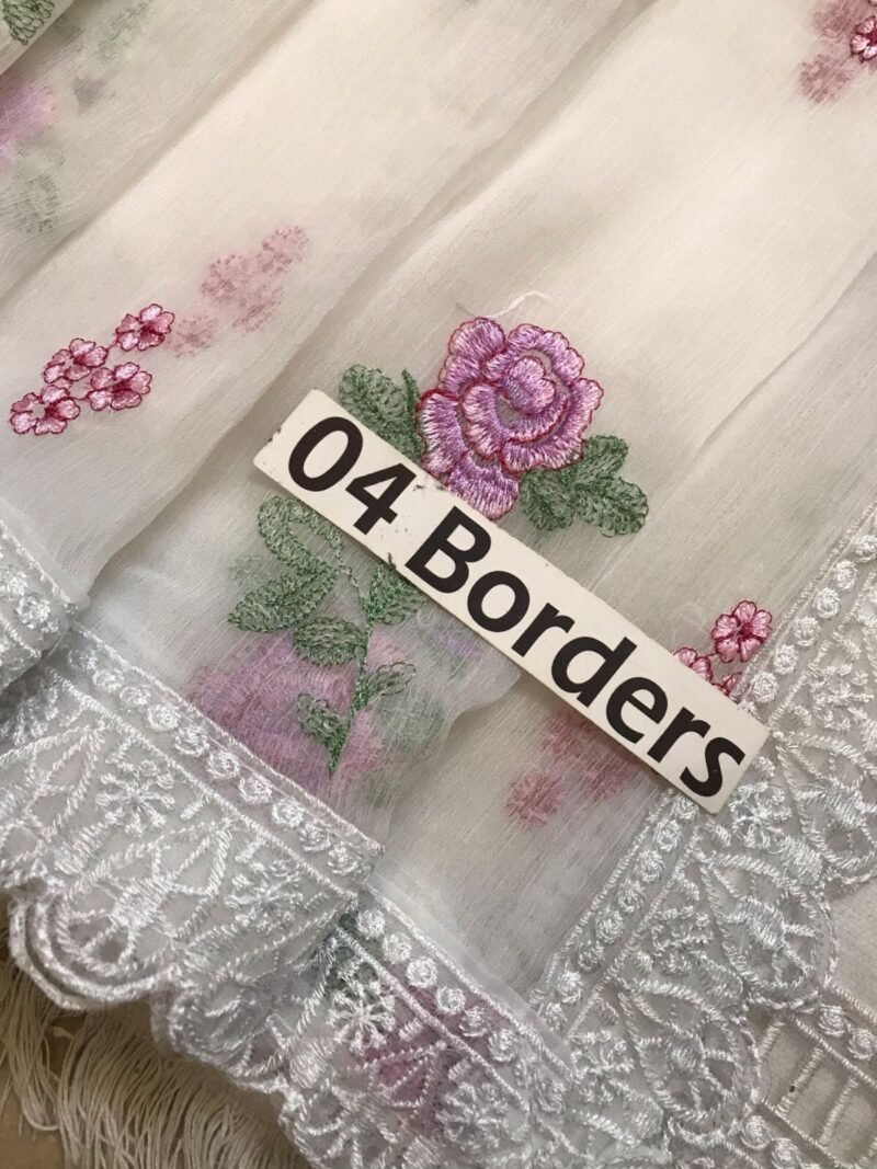 Dupatta 4 side border