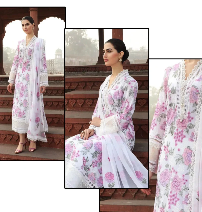 Bareeze Sale Lawn Luxury Fully Heavy Embroidered 3Pcs Suit