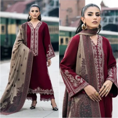 Sapphire sale 70-off unstitched 3 piece embroidered lawn suit with diamond dupatta