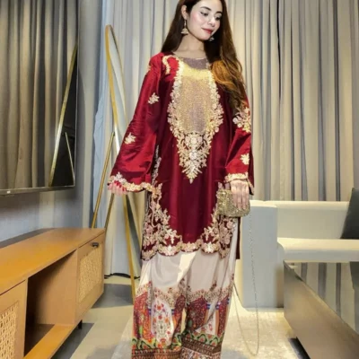 preet pret winter collection Aroha 2PC luxury Casual 