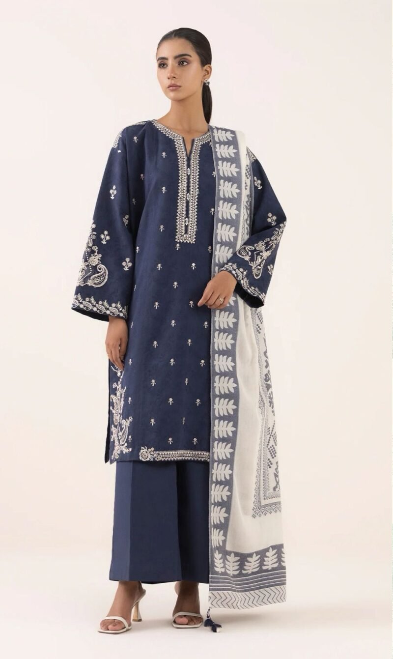 Sapphire Winter Sale Dhanak Embroidery with Pashmina wool shawl