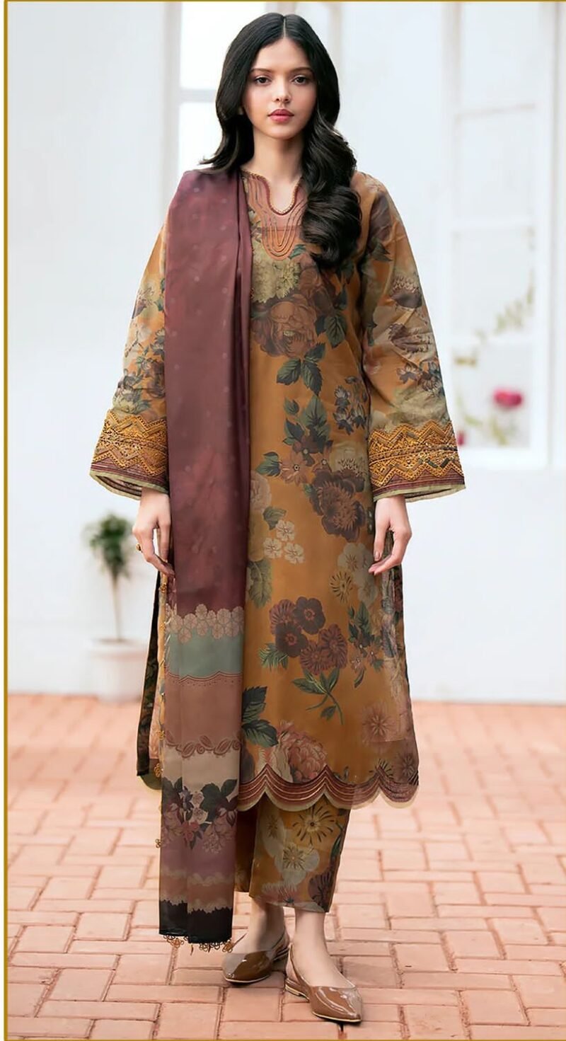 bonanza satrangi winter collection sale 3pc Printed D2