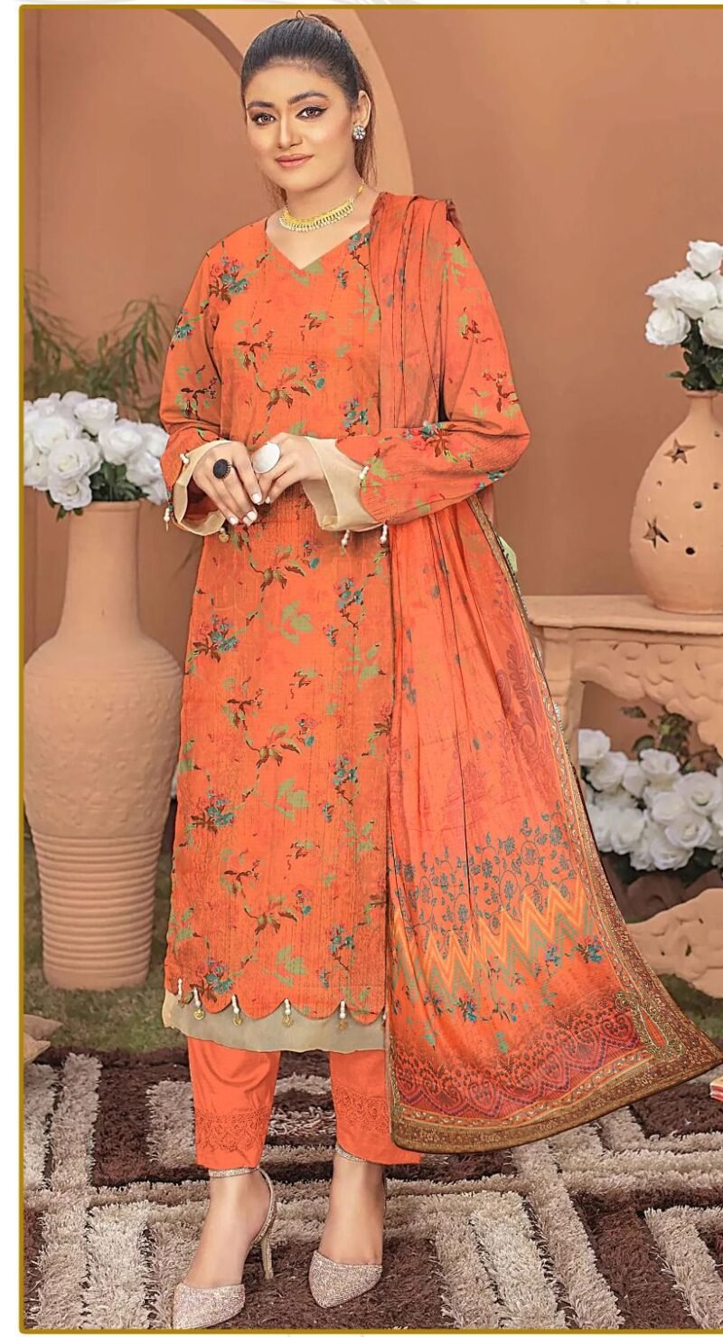 bonanza satrangi winter collection sale 3pc Printed D1