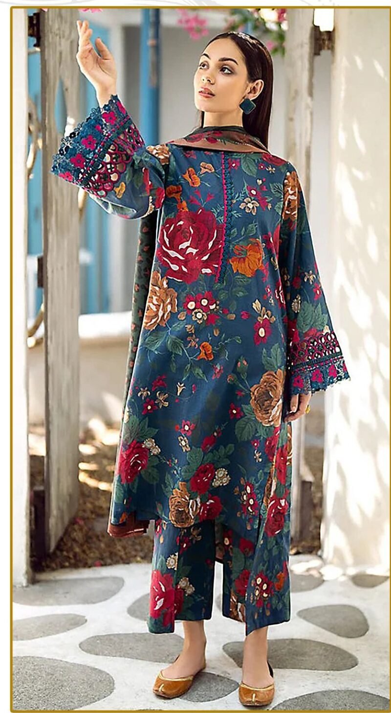 bonanza satrangi winter collection sale 3pc Printed