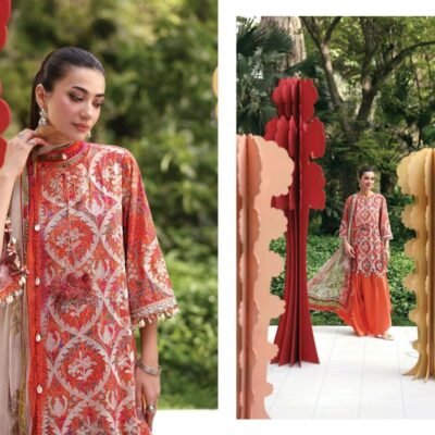 Maria B Latest Collection Luxury Embroidered 3Pcs Suit – Summer Edition